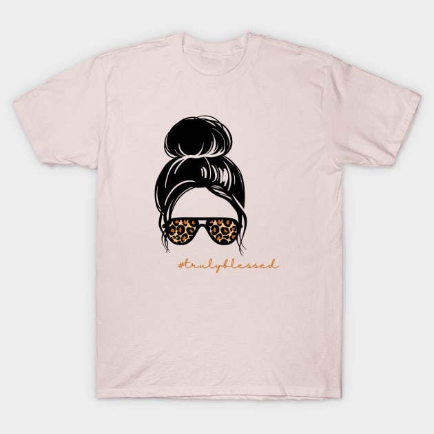 #trulyblessed T-Shirt by Benny Merch Pearl